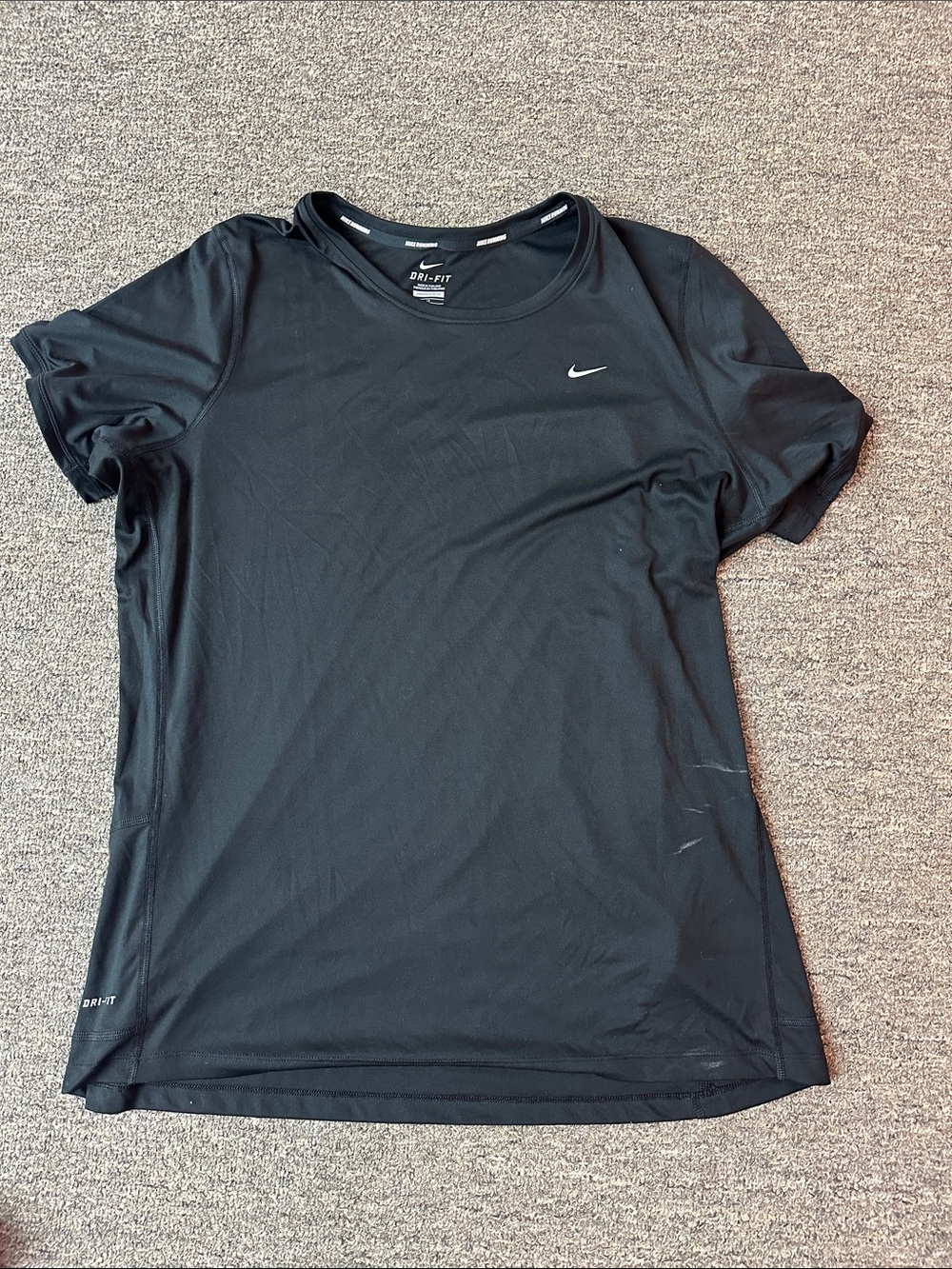 Nike Black Women's Short-Sleeve Dri-FIT Tee